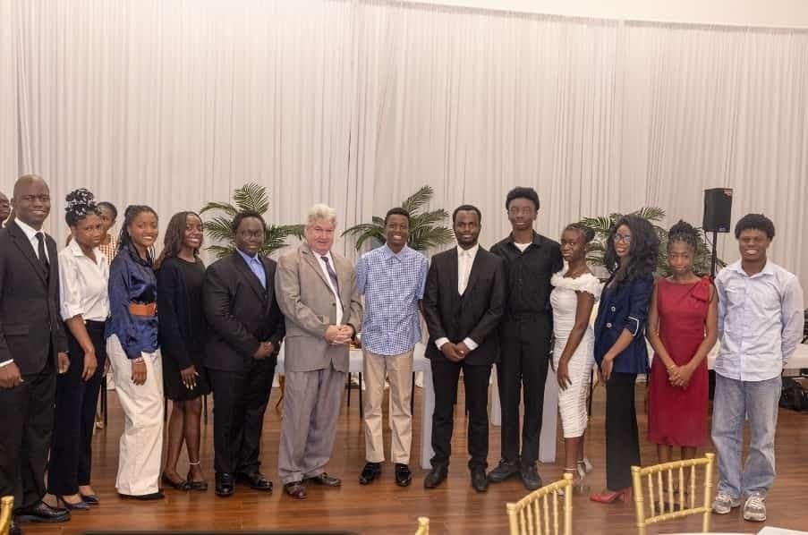 Senator Michael Brady with young published authors, leaders, and entrepreneurs at the 2026 Achievement Award Day