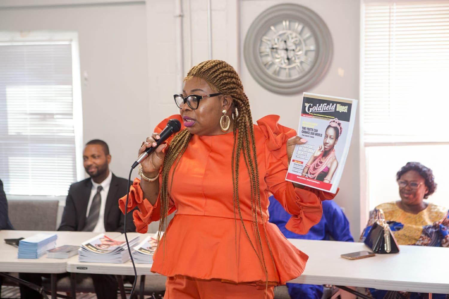 A speaker presenting at a WLIF event